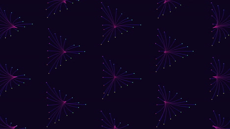 Sparkling star pattern on a vibrant purple background