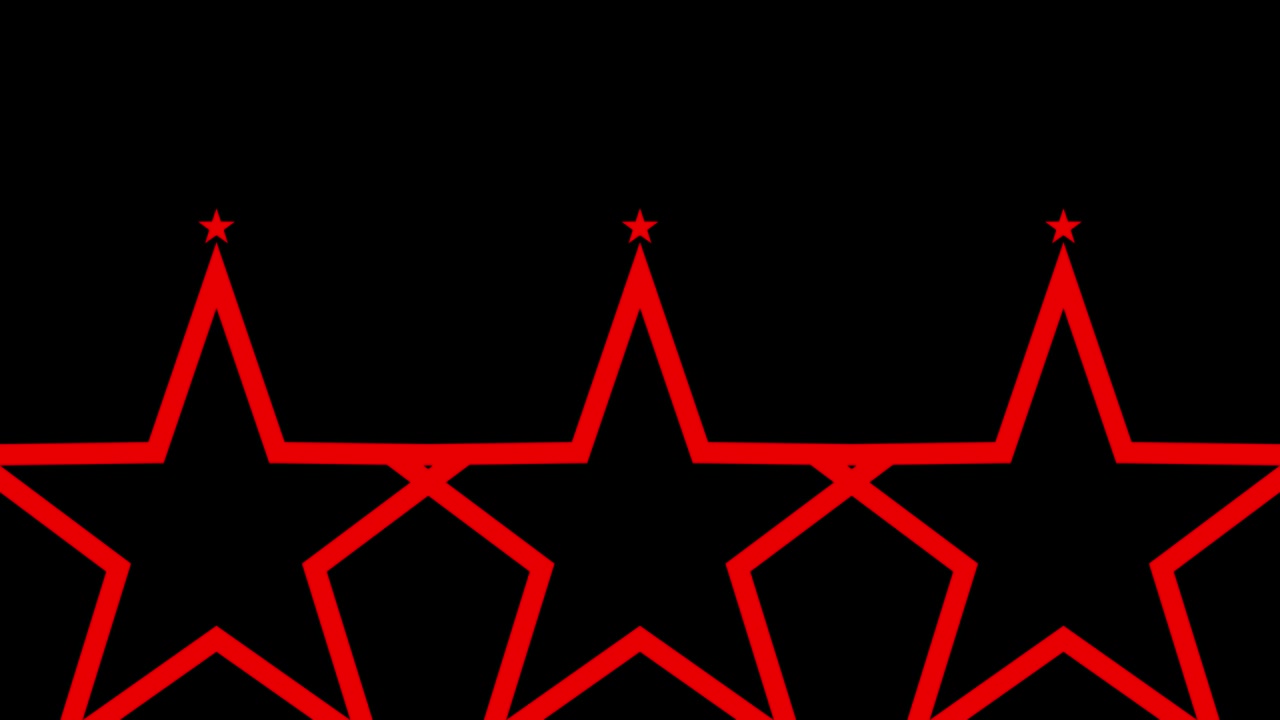 Shape animation star spreading motion graphics