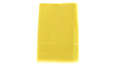 Gelbe-Einkaufstasche-Rotiert