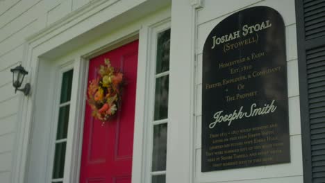 sign-on-the-front-of-Original-Historic-House-of-Josiah-Stowell-friend-of-Joseph-Smith-hired-him-for-money-or-Treasure-digging-in-the-early-1820s-where-he-stayed-when-he-got-married