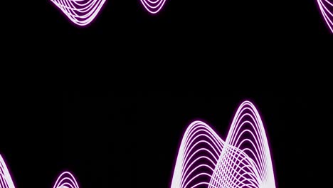 ondas de neón abstractas