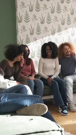 group of people playing charades