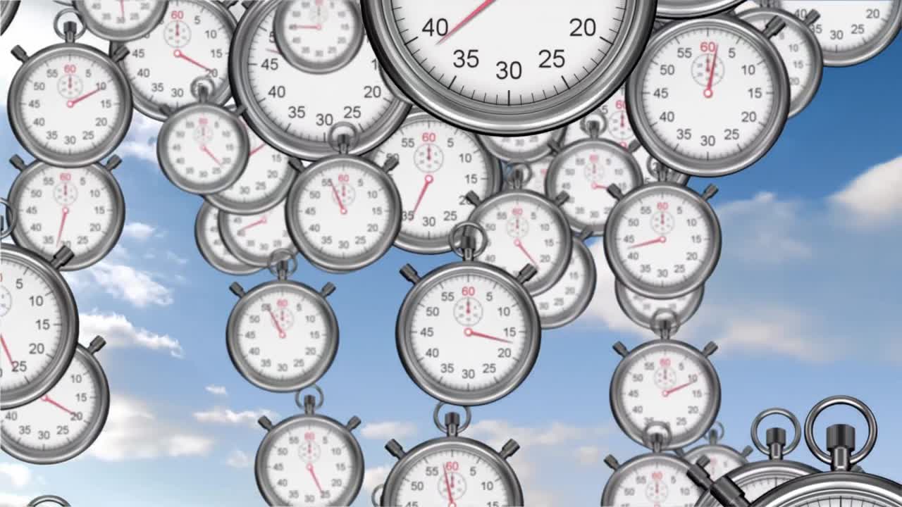 relojes de parada que caen