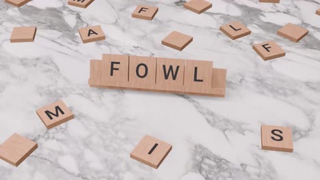 fowl word on scrabble