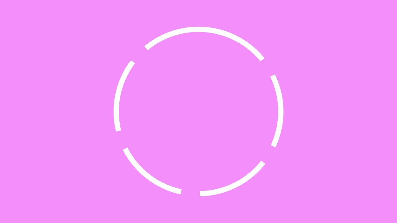 원 회전 스플릿 팝 애니메이션 모션 그래픽