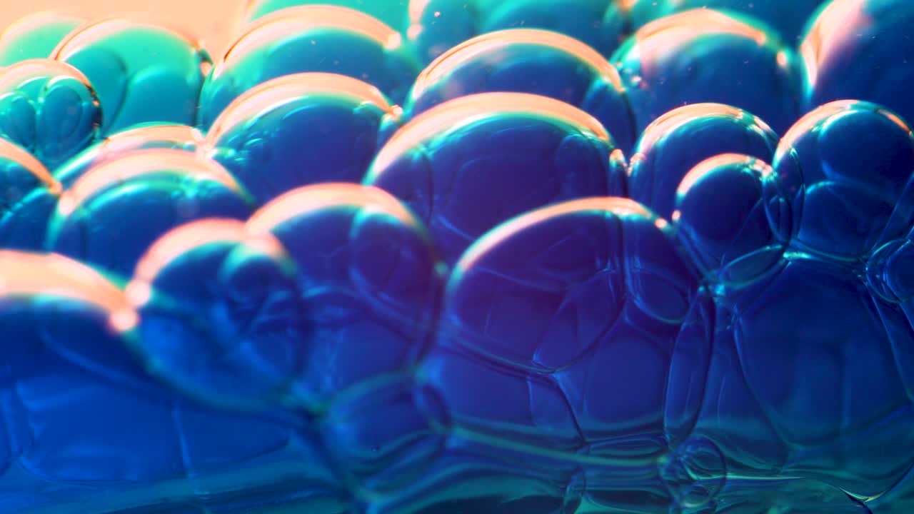 macros abstract agrupados de manchas químicas azules