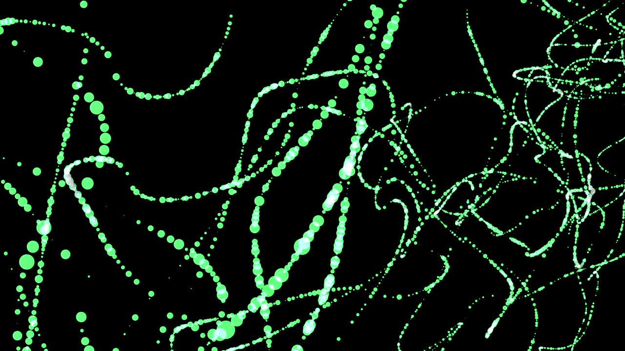 초록색 파동으로 4k 추상적인 배경, 원활한 루프의 애니메이션, 모션 그래픽 및 애니메이션 배경.