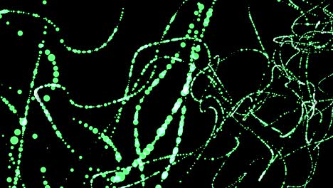 sfondo astratto 4k con onde verdi. animazione di loop senza cuciture. motion graphic e sfondo di animazione.