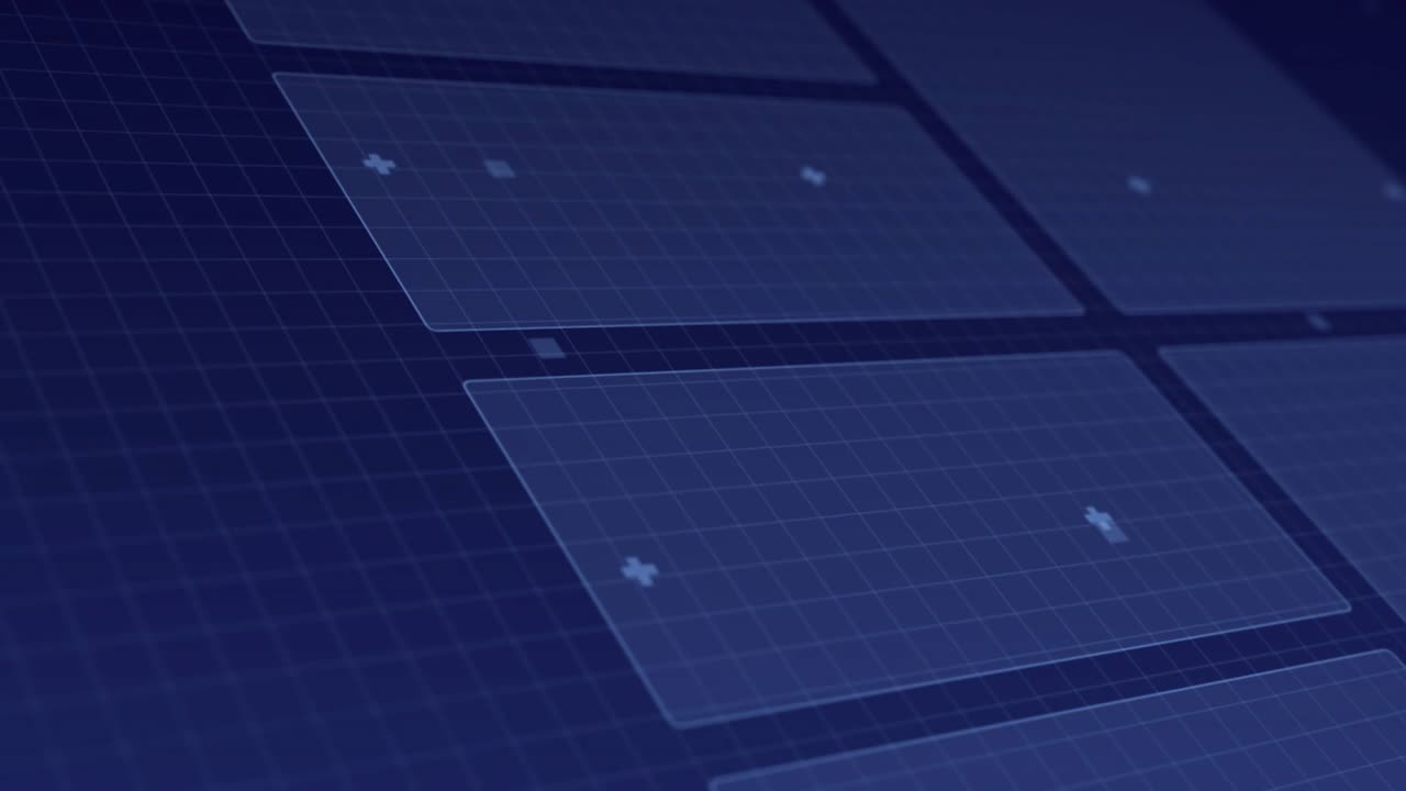 Conditional appearing panels sliding and code typing while bargraph filling showing execution