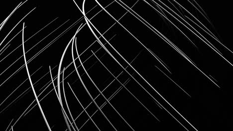 abstract black and white lines geometric pattern