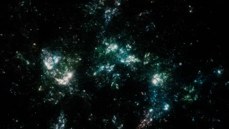 estrellas de fondo. volando por el espacio.