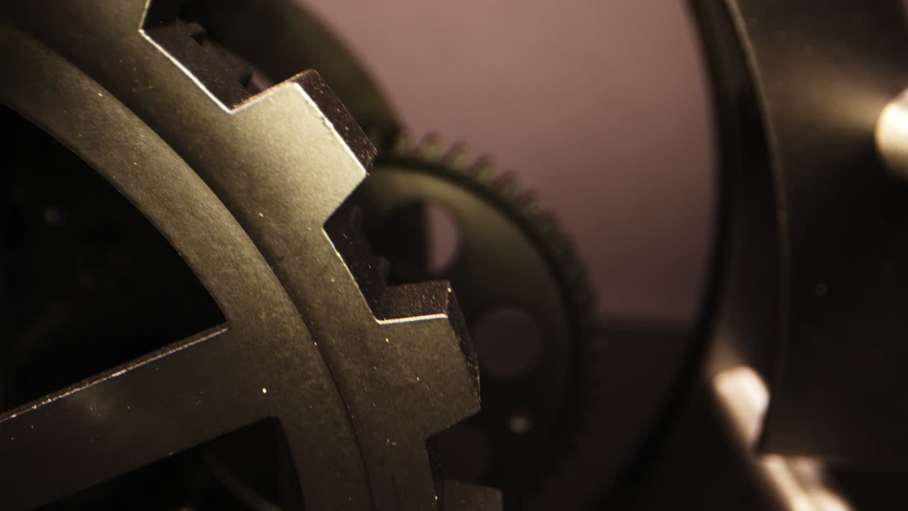 engranajes de reloj mecánicos industriales retro grunge