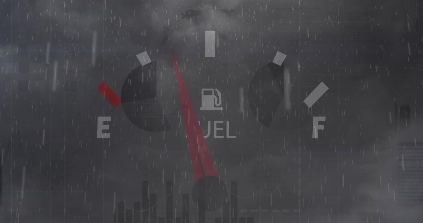 Animación del mercado de valores sobre un toque y plantilla