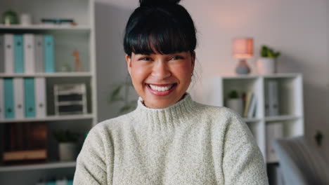 Office,-laptop-and-business-woman-portrait-happy