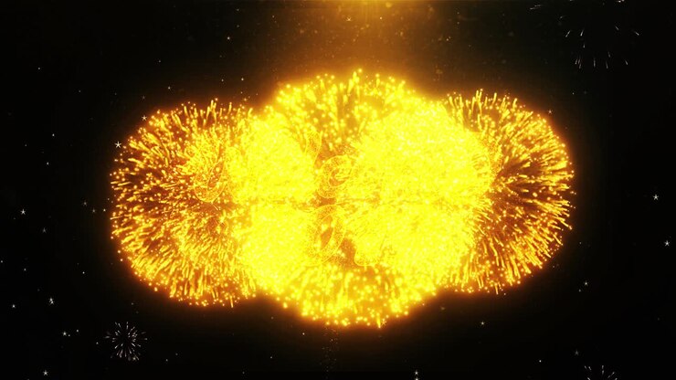 Welcome 2019 Fireworks Graphic