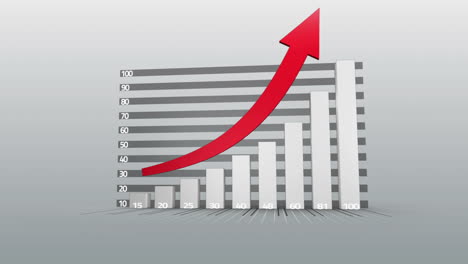 Businessman-watching-progress-graph-with-arrow