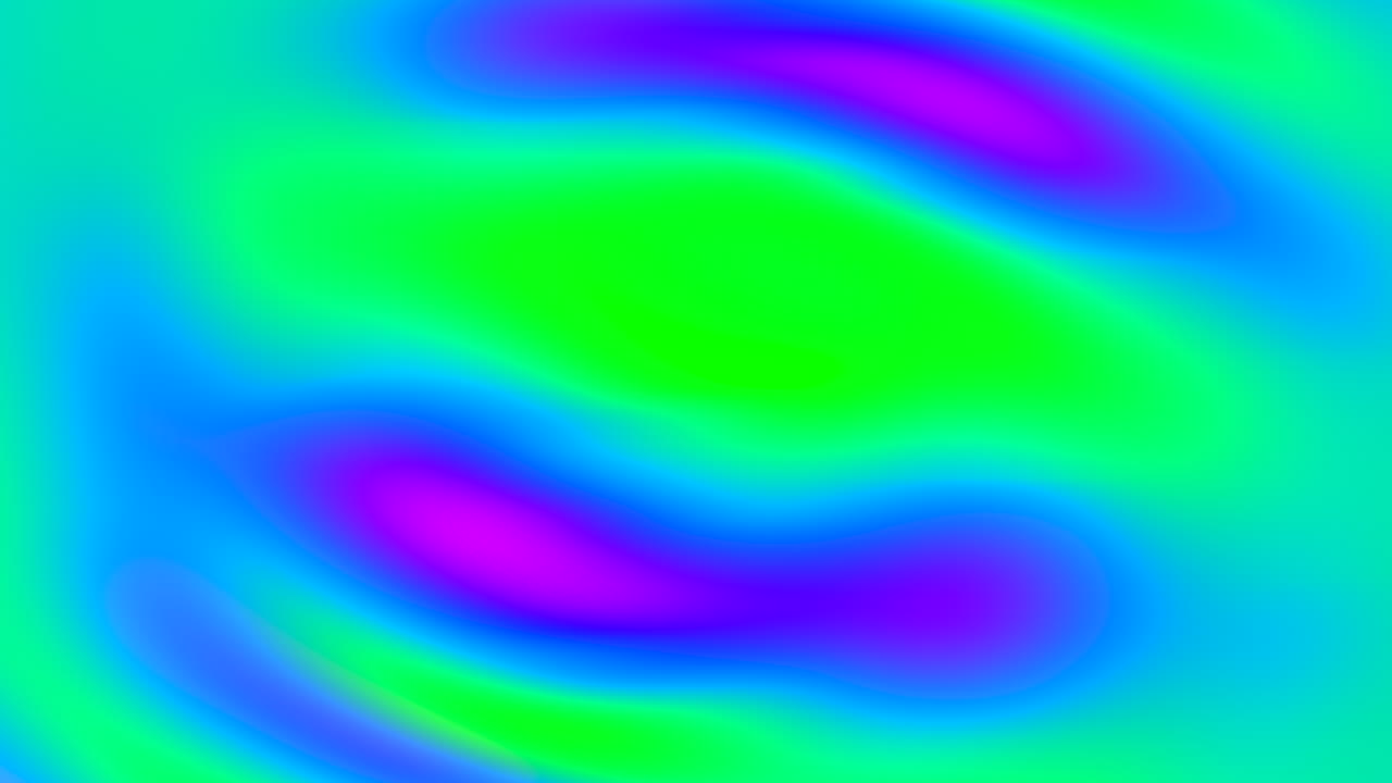 vibrantes remolinos azules y verdes con un centro púrpura