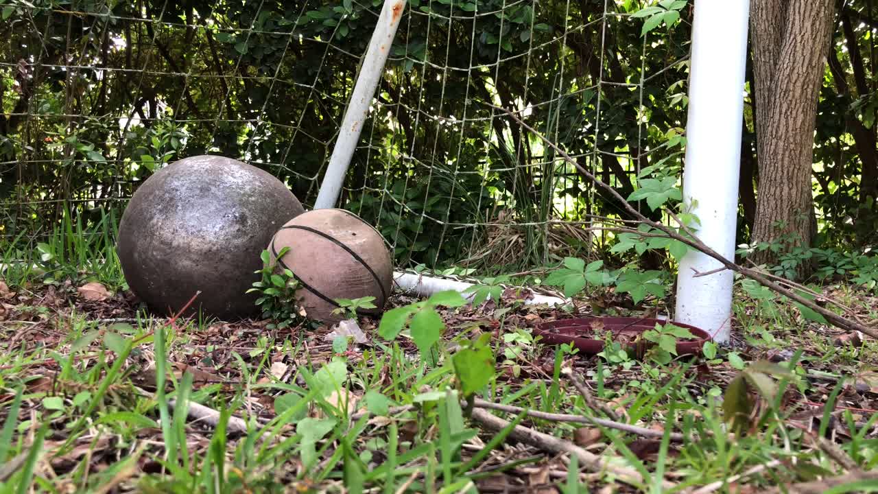 인간이 생존을 위해 지구를 걷는 묵시적인 세계에서 버려진 농구