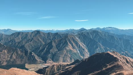 view from the top of ben lomond mountain in queenstown, new zealand