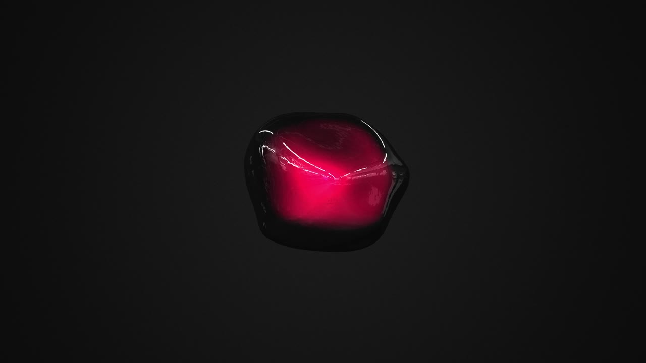 metamorphose of amorphous shape with waved surface