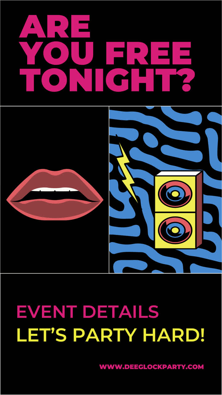 Party Invitation - Are you free tonight?