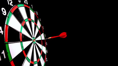 Dart-hitting-the-bulls-eye-side-view