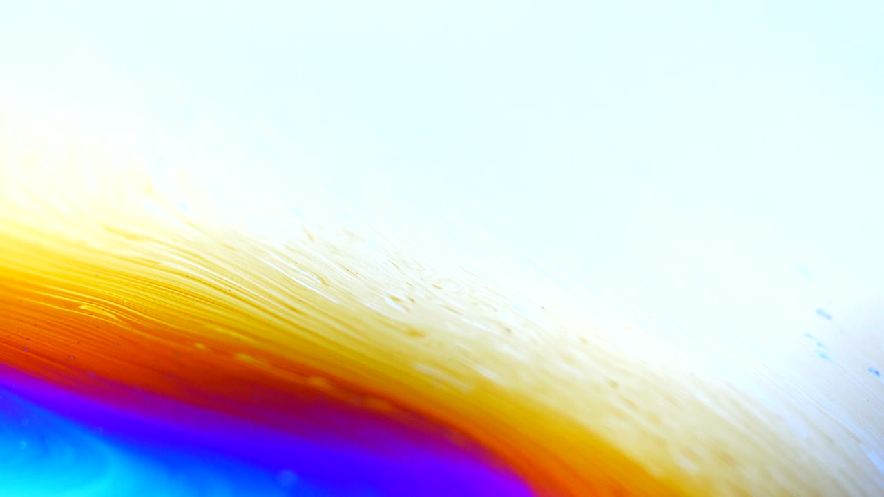 움직이는 색상, 액체 효과, 비누 거품