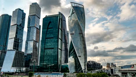 centro internacional de negocios de moscú los llamados rascacielos de la ciudad de moscú, consisten en grupos de negocios, residenciales y estilo de vida, el 25 de julio de 2019 en moscú, rusia.