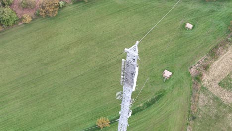 torre de telecomunicaciones muy alta reino unido drone, aéreo