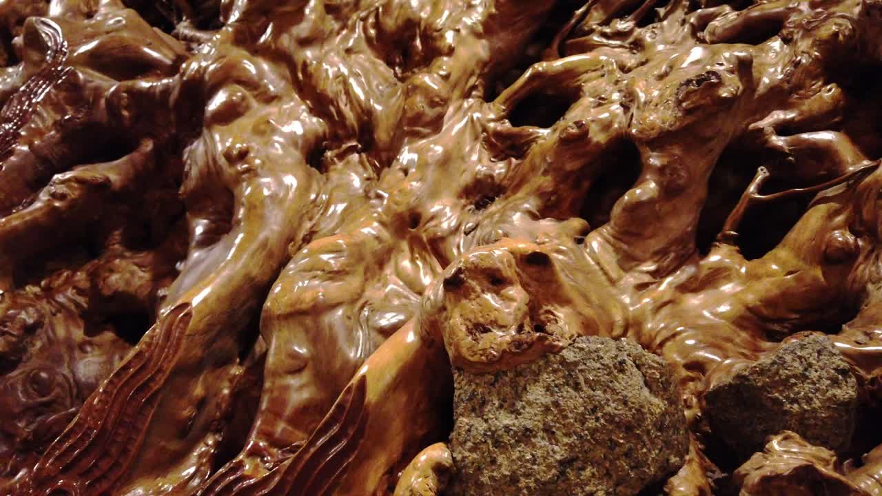 형편없는 나무 질감의 클로즈업 및 세부 샷