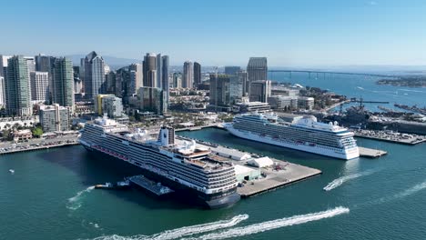 city skyline at san diego in california united states