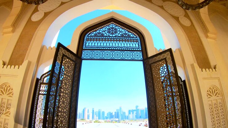 Ingresso della Moschea di Doha