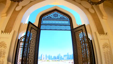 entrance of doha mosque