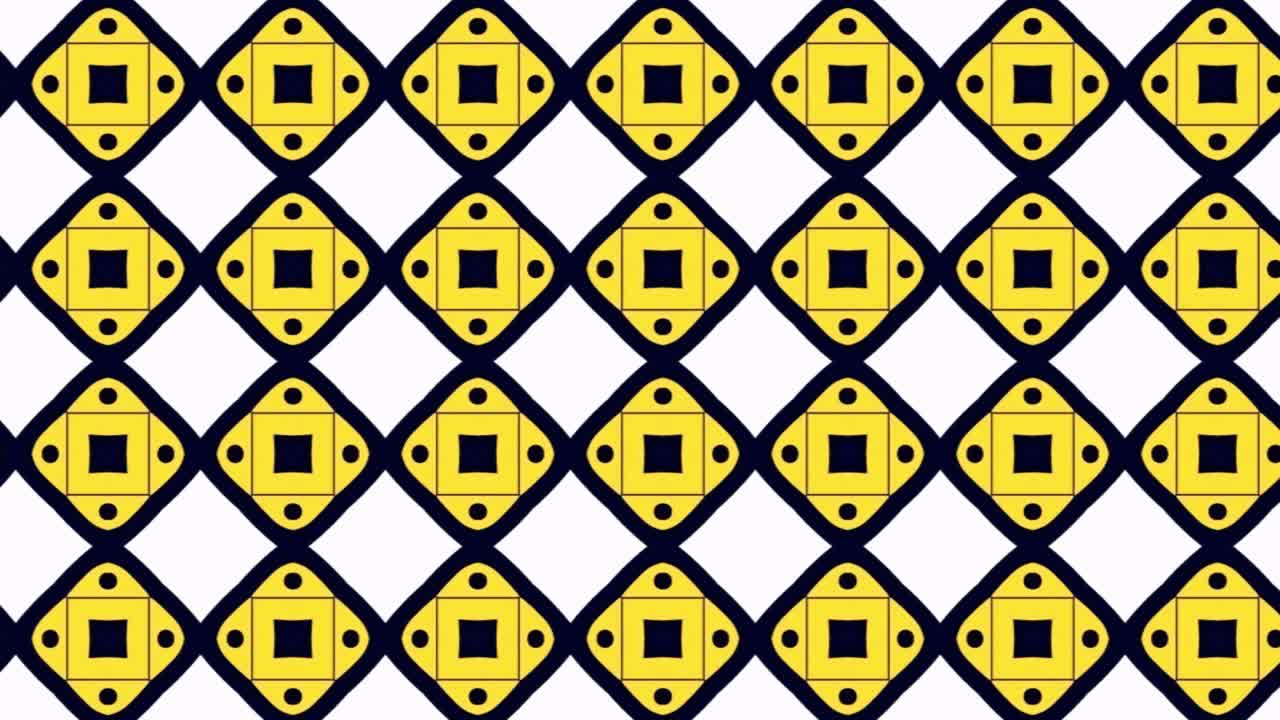 animación de fondo abstracto tendencia multicolor patrón de mosaico sin fisuras