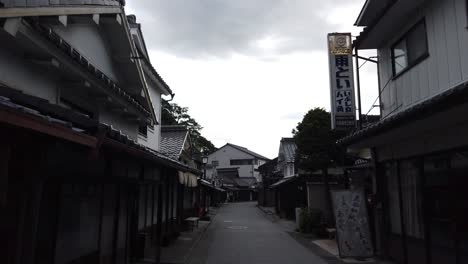 town of sasayama in tamba historical city of japan old houses vintage samurai architecture establishing shot