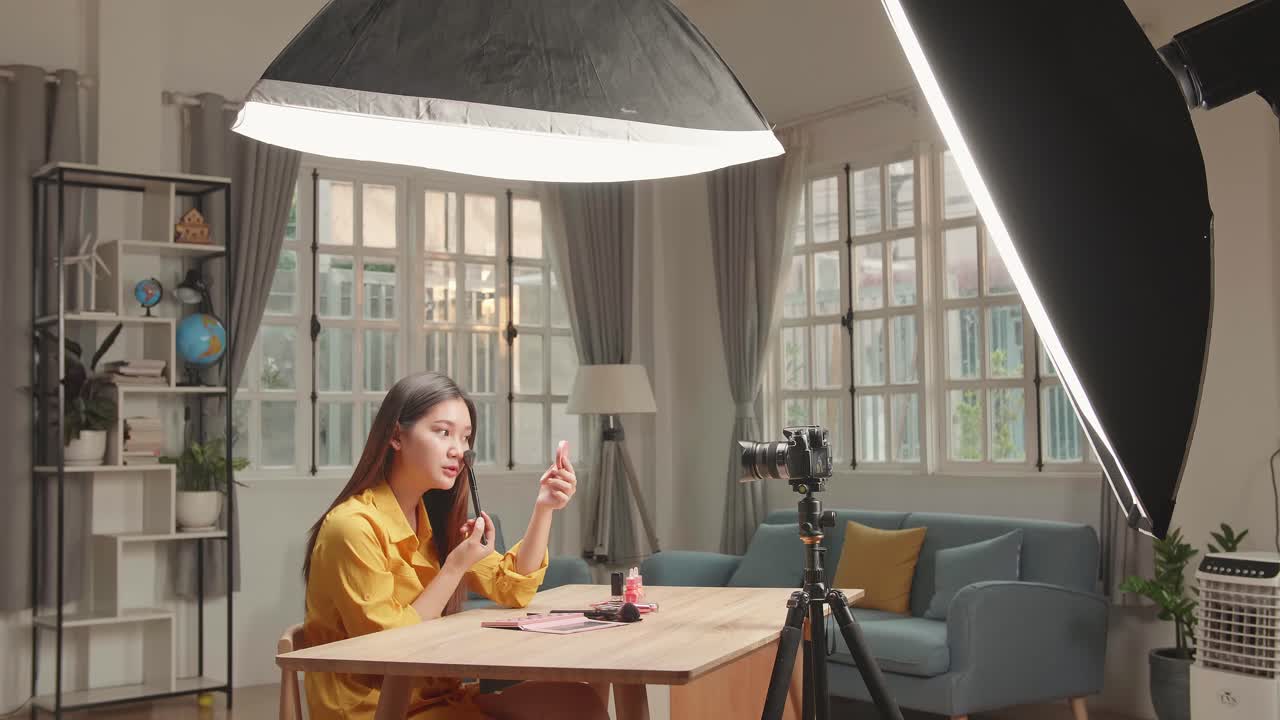 tutorial de maquillaje por un influyente de belleza