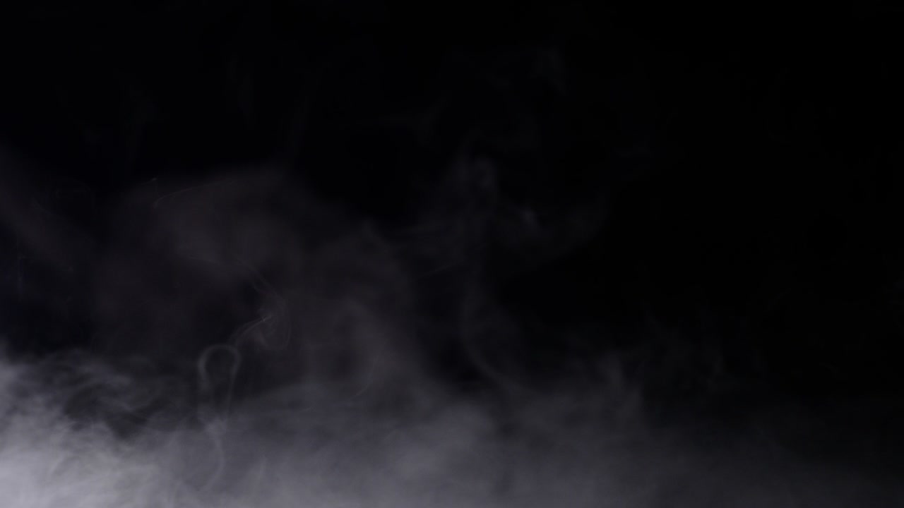 Fumo di ghiaccio secco realistico, nuvole e nebbia