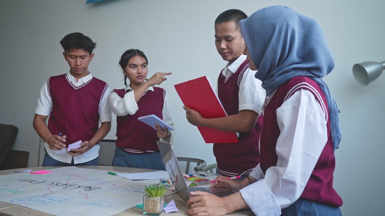 Siswa SMA Indonesia Curah Pendapat Rencana Bisnis