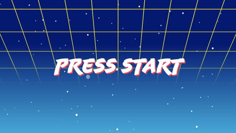 press start sign