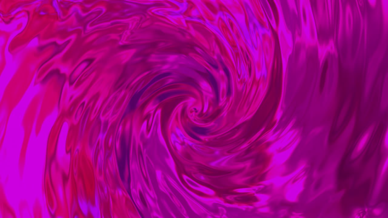 rotación de embudo de color magenta brillante y rojo abstracto, animación de metal o caramelo, fondo abstracto, bucle sin costuras