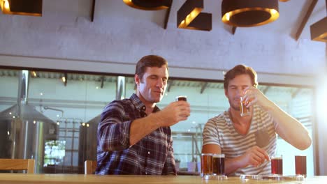 amigos tomando un vaso de cerveza 4k
