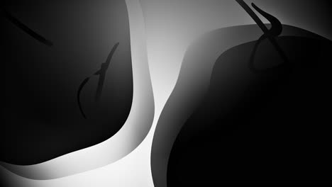 abstract shapes in grey and black