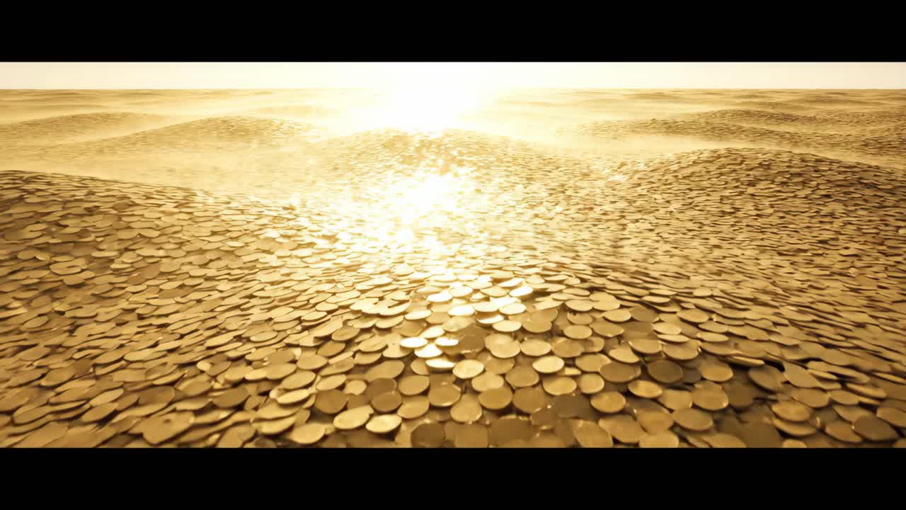Sea of Gold Coins