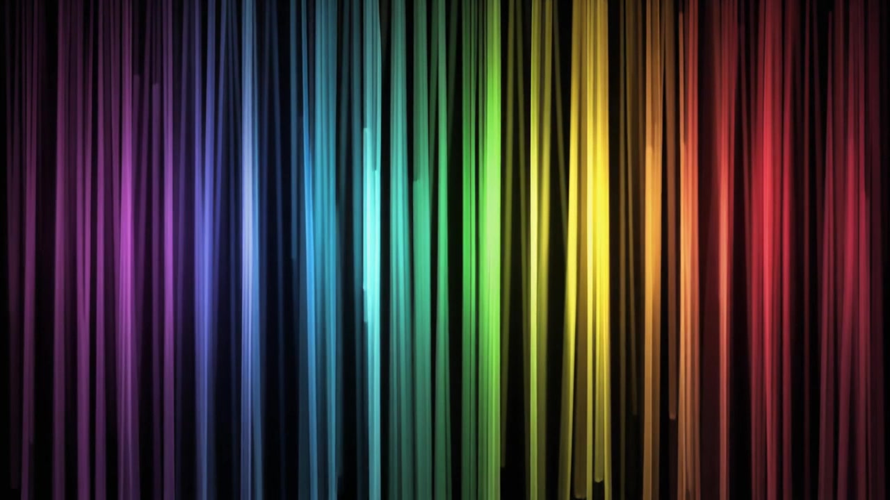 Abstract Rainbow Spectrum Vertical Lines Motion Background
