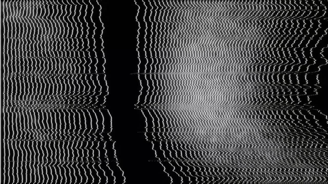 A Mesmerizing Array of Distorted White Curved Lines Illustrating Data Transformation