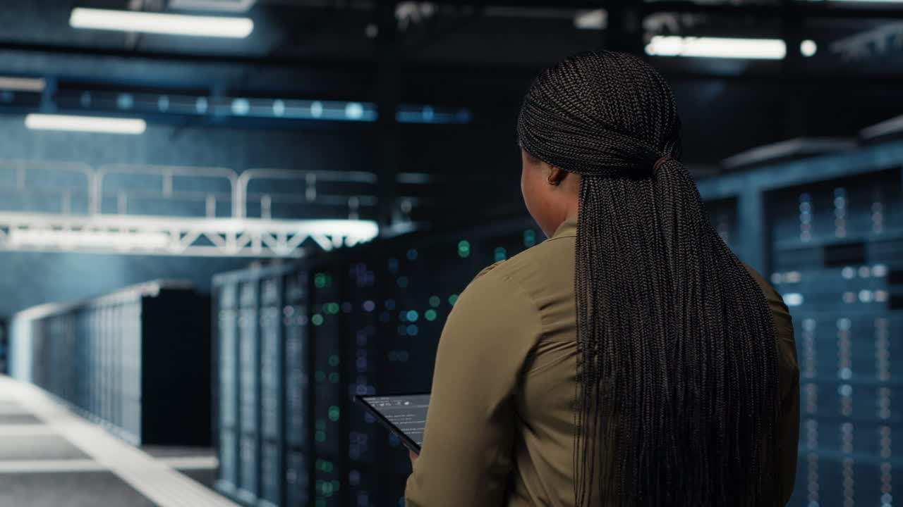 Data center system administrator conducts security audits