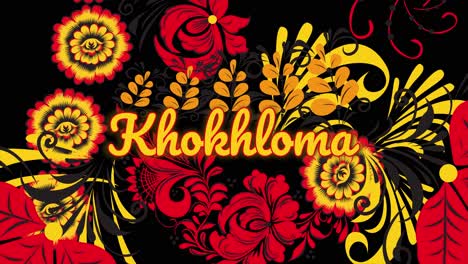 khokhloma design