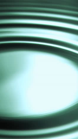 animación digital de un punto de luz contra una gota de agua que cae contra un fondo verde