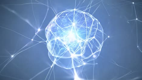 artificial intelligence forming a glowing network of connections, radiating energy and showcasing the future of technology