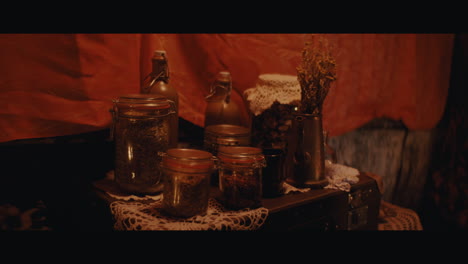 a magic ingredients inside the circus cart